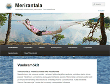 Tablet Screenshot of merirantala.fi